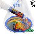 WATER PIPE BEAKER PSYCHEDELIC SWIRL WP12108 1CT